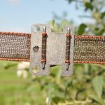 Connettore Per Nastro/Fettuccia Da 20/40 mm Confezione 5 Pz. In Acciaio Inox Gallagher Per Recinzioni Elettriche