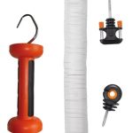 Set Cancello Per Recinto 5 M Con Molla Bianca Gallagher Per Recinzioni Elettriche