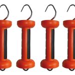 Maniglia Isolante Soft Touch Arancio Per Filo E Corda (Acciaio Inox) Gallagher Per Recinzioni Elettriche