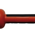 Maniglia Isolante Soft Touch Arancio Per Nastro/Fettuccia (Acciaio Inox) Gallagher Per Recinzioni Elettriche