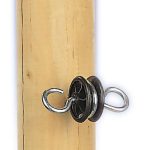 Ancora Per Maniglia 2 Vie Economica Nero Confezione 4 Pz. Gallagher Per Recinzioni Elettriche