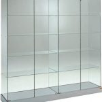 Vetrina Alta L182xP46xH180 cm Cristalli Temperati Ante Battenti Made in Italy