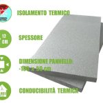5 Pannelli in EPS con Grafite Certificato CAM 'Polistirene Espanso Sinterizzato' per Isolamento Termico -100x50x12cm