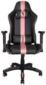 Sedia Ufficio/Gaming NOUA AVA Z2 Nero/Rosa con Braccioli 3D e Schienale Inclinabile - immagine 2