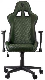 Sedia Ufficio/Gaming NOUA KUI PLUS K7 Verde Militare con Braccioli 2D e Schienale Inclinabile - immagine 3