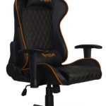 Sedia Ufficio/Gaming NOUA KUI K7 Nero/Arancio con Braccioli 2D e Schienale Inclinabile