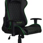 Sedia Ufficio/Gaming NOUA KUI K7 Nero/Verde con Braccioli 2D e Schienale Inclinabile