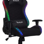 Sedia Ufficio/Gaming NOUA MAO M5 Rainbow Black in Stoffa e Pelle Sintetica con Braccioli 3D e Schienale Reclinabile
