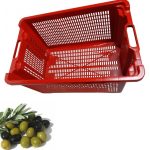 Cesta Rettangolare Fondo Forato Per Olive