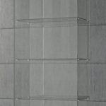 Vetrina in Cristalli Temperati con Faretti LED e base con cassetto 60 x 40 x 210 cm VE/60C