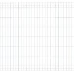 Pannello Recinzione Modulare Cancellata Rete Metallica Elettrosaldata 'Medium Bianca' cm 200 x 142 h