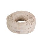 CAVO ELETTRICO SEZ. 2X1 BIANCO H05VV-F - 100 M