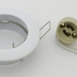 10 pz Faretti da Incasso Orientabile per LED Bianco