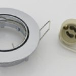 10 pz Faretti da Incasso Orientabile per LED Cromo