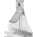 Gancio con Molla per Montanti a C 15/48/15 e 27/48/27 Bordo Arrotondato - Confezione 10 Pezzi