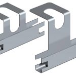 Gancio Unione Ortogonale per Montanti a C 15/48/15 Bordo Schiacciato - Confezione 10 Pezzi