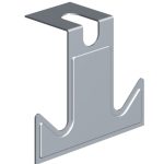 Gancio Unione Ortogonale per Montanti a C 27/60/27 - Confezione 10 Pezzi