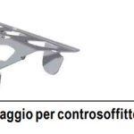 Gancio di Fissaggio per Controsoffitto Complanare - Confezione 50 Pezzi