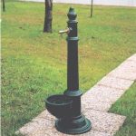 Fontana Tondo A Realizzata In Fusione Di Ghisa h116cm