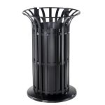 Cestone circolare costituito da 20 lame, semicircolare, fissaggio a muro