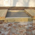 Contenitore Per Sabbia 2x2 m Completo di Chiusura Scorrevole