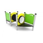 Percorso Composto Da 6 Montanti In Acciaio Profilo 80x80 mm