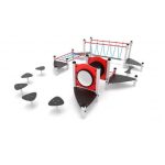 Percorso Per Bambini Struttura In Tubolare Di Acciaio Zincato E Verniciato 832 x 693 x H120 cm - immagine 2