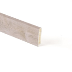 CONF. 10 PZ BATTISCOPA SQUADRATO PVC FINITURA ROVERE FUMO 70X14X2500 MM