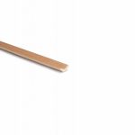 CONF. 20 CONTRANGOLO LISCIO AYOUS MISURE 14X14X300 MM COLORE LACCATO BIANCO