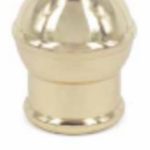 TERMINALE CORRIMANO Ø35 OTTONE LUCIDO