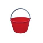 5 Pz- CESTA ROTONDA MANICO PLASTICA LT.20