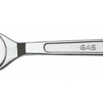 5 PZ- CHIAVE PER BOMBOLA GAS MM. 25