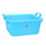 5 PZ- BACINELLA QUADRATA IN POLITENE LITRI 15