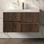 Mobile Base Con 2 Cassetti Per Lavabo Bagno Modello Victor Base 120 cm