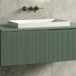 Mobile Base Per Lavabo 1 Cassetto Bagno Modello Victor H35 cm Base 80 cm per lavabo da appoggio