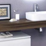 Top Mensola Scatolato Con Staffe Incluse H12 cm Base 90 cm