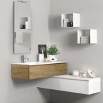 Composizione 7 Pz Arredo Bagno Modello Surf Rovere Naturale