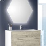 Composizione 3 Pz Arredo Bagno Modello Step Colore Bianco/PA Testa Di Moro