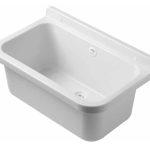 Vaschetta Lavabo Pilozzo in Prolipropilene 55x34x21cm colore bianco