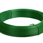 Filo Di Tensione Plastificato Verde - Diametro 28mm - Per Recinzioni In Rete Metallica - Matassa Da 100 Mt