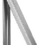 Saetta A "L" In Ferro Zincato A Caldo - Altezza 120 cm - Per Sostegno Paletti Recinzione