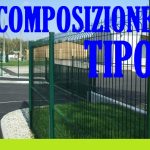 Recinzione Modulare Completa Linea "Medium Verde" - H 150 cm - Lunghezza 20 Mt Lineari