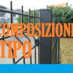 Recinzione Modulare Completa Linea "Medium Antracite" - H 200 cm - Lunghezza 20 Mt Lineari