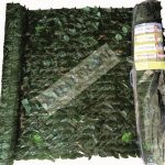 Siepe Finta Artificiale A Rotolo - Foglie Di Lauro Sintetico - cm 300x150 H