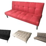 Divano Letto Sofà Bed Colore Rosso Divani 3 Posti 178 X 79 X 84 Divanetti Reclì ITALFROM®
