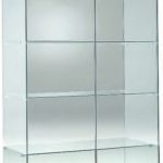 Vetrina Alta L73xP46xH180 cm Cristalli Temperati Ante Battenti