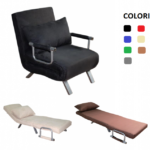 Poltrone Letto rosse