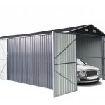 Box Auto Garage Autorimessa Ripostiglio 5 X 3mt Antracite