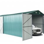 Box Auto Garage Autorimessa Ripostiglio 5 X 3mt Verde
