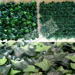 Siepe Finta Artificiale Formato Piastrella cm 50x50 Con Foglie Di Edera Sintetica